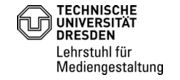Logo of TU-Dresden, Lehrstuhl Mediengestaltung